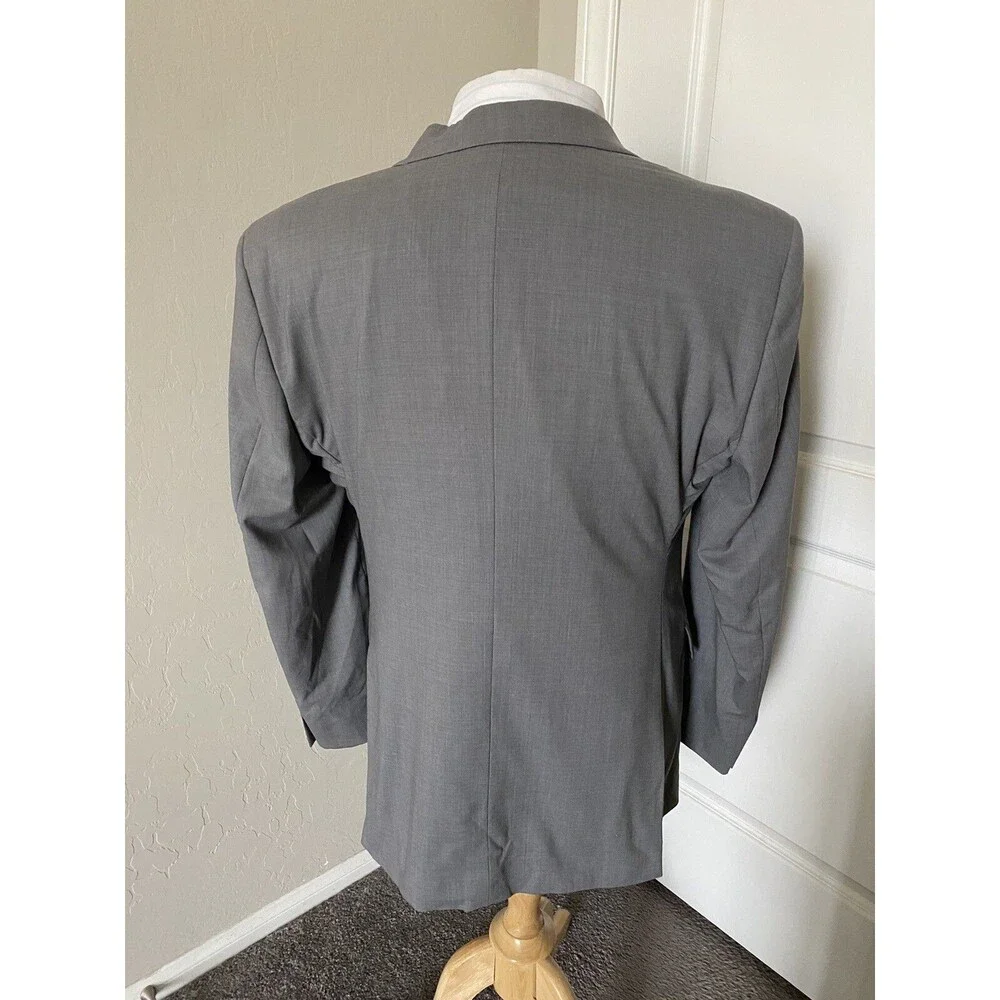 Jos A Bank Signature Collection Tailored Fit Sports Coat Gray Chelsea 42 Regular